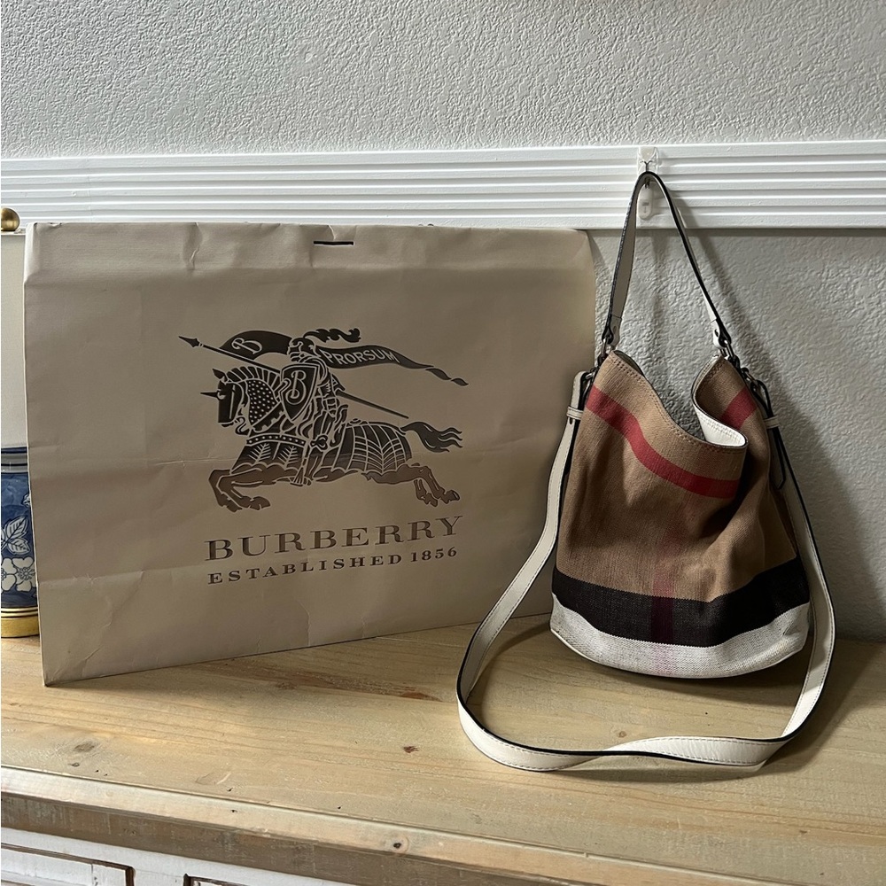 Burberry Tote Canvas Bag